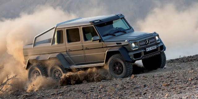 Mercedes G63 AMG 6X6 Arazide Sınır Tanımıyor