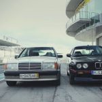 bmw-e30-m3-and-mercedes-benz-190e-23-16-front-view-on-track
