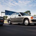 mercedes-benz-190e-2-3-16-bmw-m3-front-three-quarters-in-motion