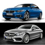 bmw-418-coupe-mercedes-c180-coupe-C3B6n-front