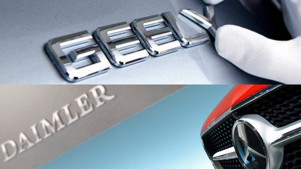 geely daimler mercedes ortaklık