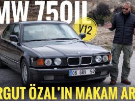 bmw 750il başbakanlık makam aracı