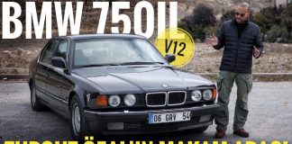 bmw 750il başbakanlık makam aracı