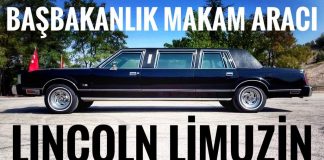lincoln town car limo turgut özal