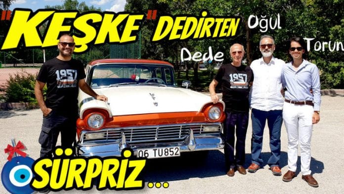 1957 ford custom 300 sürpriz