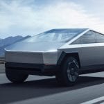 Tesla-Cybertruck-Electric-Pickup-Truck-Front-3-4-in-Motion