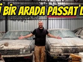kirli passat tozlu garaj