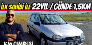 KM cimrileri - 17.000km 1998 Opel corsa b swing